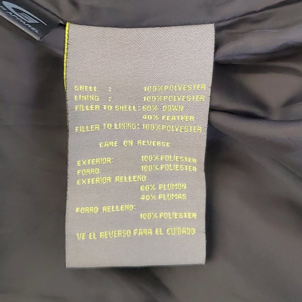 KENNETH COLE Down/Feather Puffer Jacket | Large - Picture 4 of 4